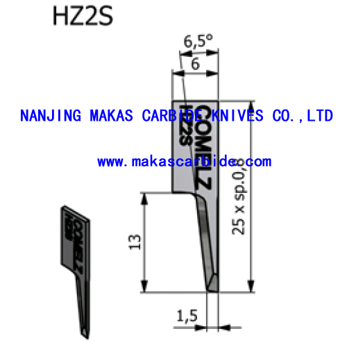 comelz blades, comelz blade, comelz blades HZ2S, carbide blades