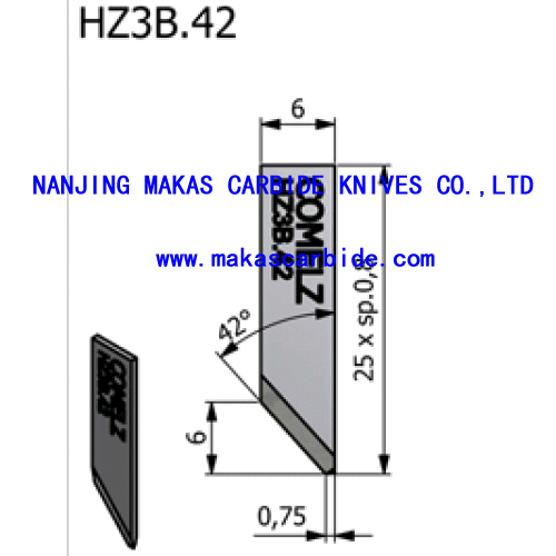 comelz blades, comelz blades HZ3B.42, comelz blade, carbide blades