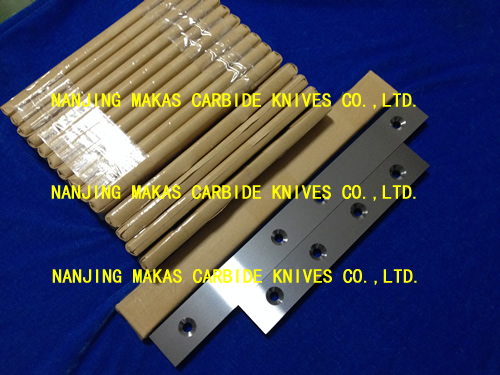 carbide straight knives, carbide stator knives, carbide rotor knives, carbide flat knives, flat blade, carbide inlay knives,inlaid carbide circular knives,inlaid carbide straight knives.