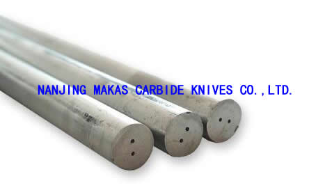 Cemented Carbide Coolant Blanks, helical coolant rod, tungsten carbide coolant rods,Two Helical Coolant Holes Carbide Rods, Rods with helical coolant holes